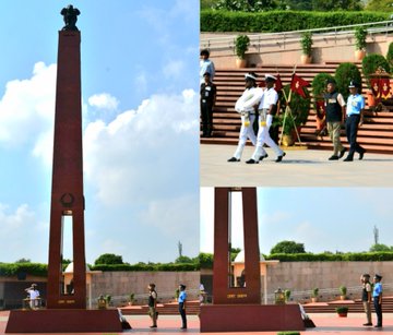 Col AK Tyagi, VSM (Retd), 3/8GR paid homage to Bravehearts at NWM on 04 Sep 25