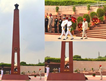Brig HS Ghuman(Retd) 5GUARDS paid homage to Bravehearts at NWM on 06 Sep 25