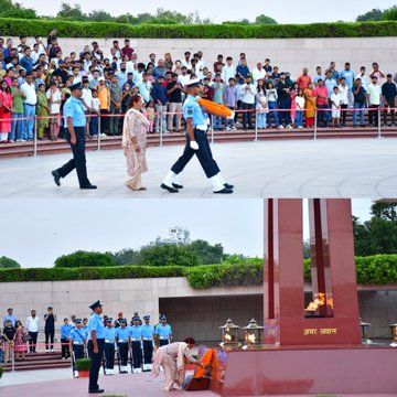 In a solemn NOK ceremony Mrs Kamlesh Devi w/o Hav Rajvir Singh paid homage at NWM on 13 Sep 25