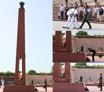 Col Punit Aswal, Commanding Officer, paid homage to Bravehearts at NWM on 22 Sep 25