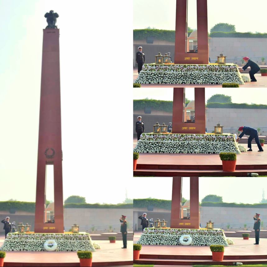On Battle Honour Day Op Hill, Col Sandeep Chauhan, and Vetarans paid homage at NWM on 19 Dec 25