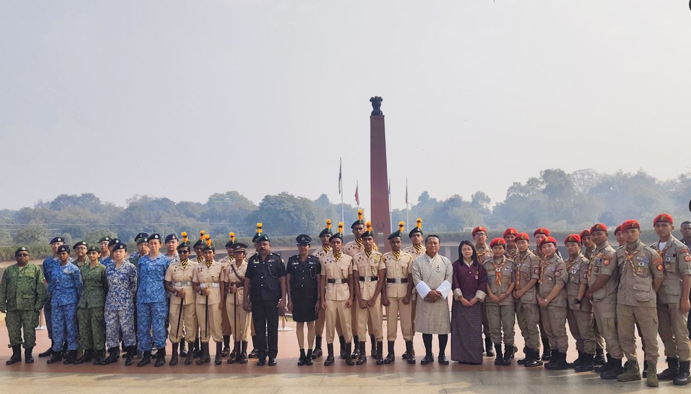 Cadets from Foreign Countries under Youth Exchange Program taken on guided tour of NWM on 19 Jan 26