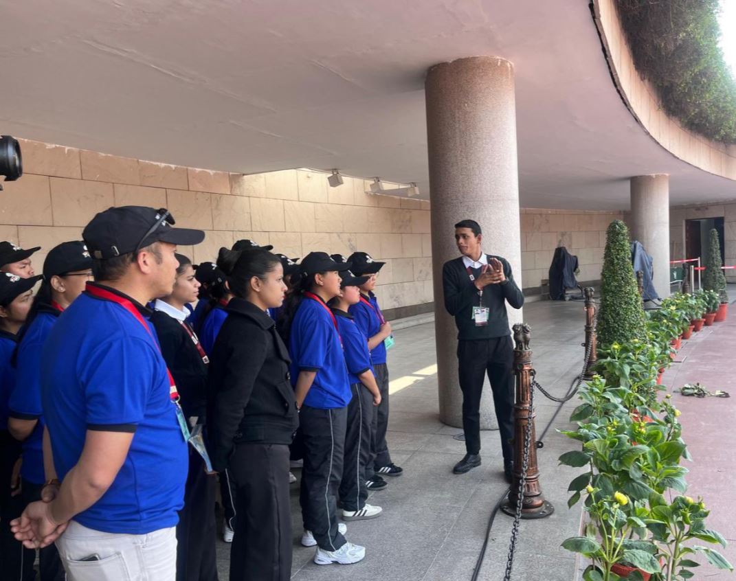 A guided tour organized by 17 Mtn Div for students from Tathangchen, Gangtok, at NWM on 20 Jan 26