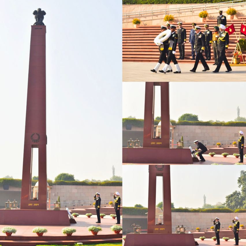 Vice Ad. Dimitrios E. Kataras HN, Chief Hellenic Navy General Staff, paid homage at NWM on 16 Feb 26