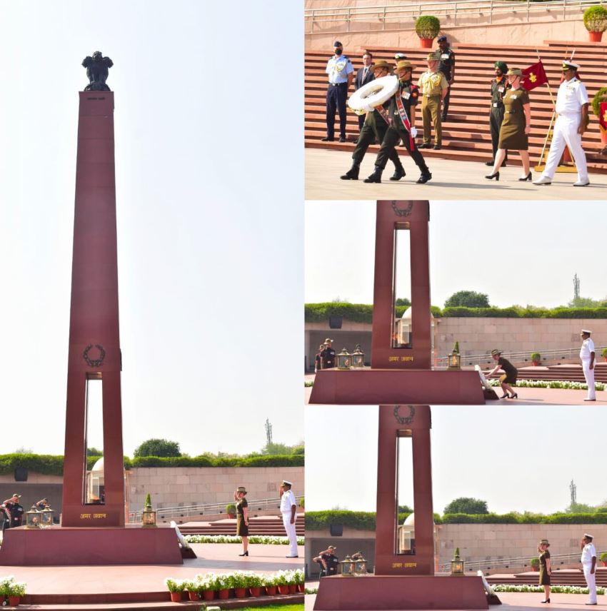 Lt Gen Susan Coyle, COJC, Australian Armed Forces, paid homage at NWM on 05 Mar 26