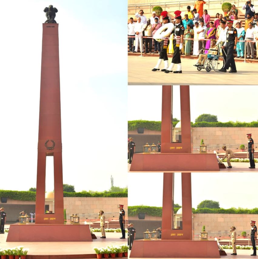 On 101st birthday, Lt R Madhavan Pillai, veteran of the INA & WWII, paid homage at NWM on 13 Mar 26