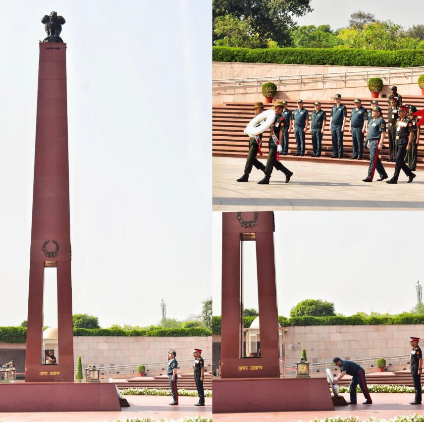 Major General Shaikh-Hasan Zhazyqbayev, Kazakhstan, paid solemn homage at NWM on 24 Mar 26