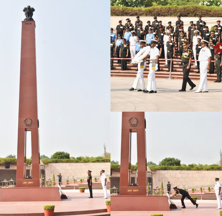 Lt Gen Balakrishnan Jayan, DGDS, Army Dental Corps, paid homage at NWM on 02 Jun 26