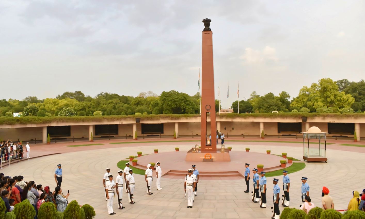 A solemn Change-of- Gaurd and Next-of-Kin ceremony at NWM on 07 Jun 26
