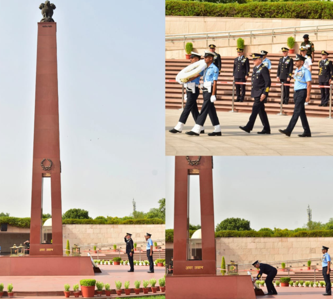 Lt Gen Antonio Conserva, Chief of Staff, Italian Air Force, paid solemn homage at NWM on 29 Jun 26