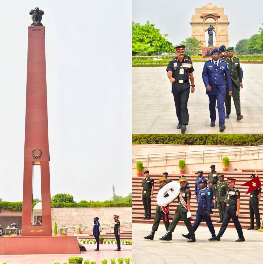 Brig Gen Louis Kanobayire, Rwanda DFC J7 Ministry of Defence, Rwanda paid homage at NWM on 06 Jul 26
