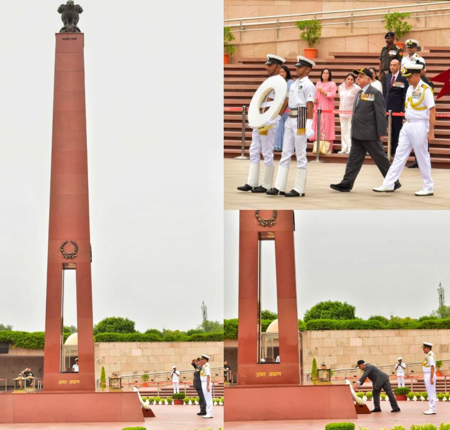 Cmde Ravinder Dutta (Retd), paid homage at NWM on 19 Jul 26