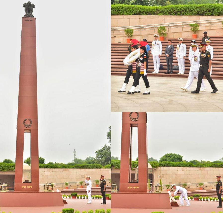 Gen Fabien Andre Herve Mandon, CDS, French Armed Forces, paid homage at NWM on 20 Jul 26