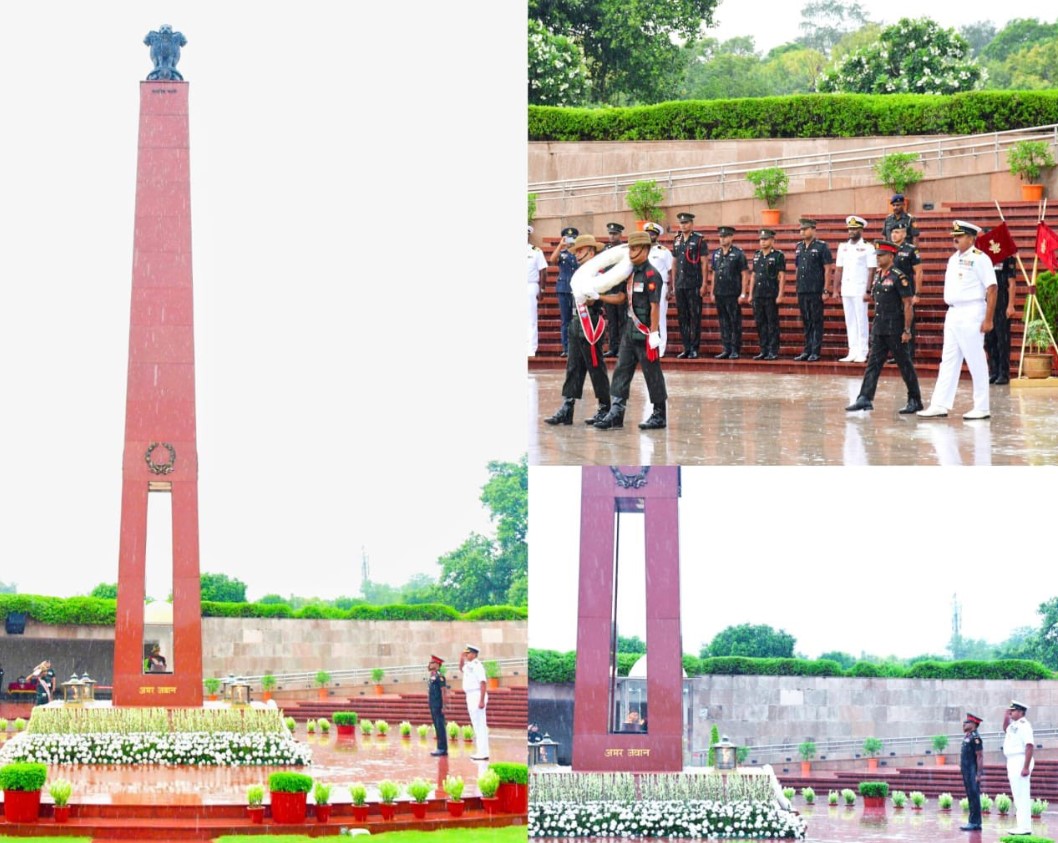 Col DMVMR Dissanayaka, RWP, RSP, psc, Sri Lanka, paid homage at NWM on 28 Jul 26