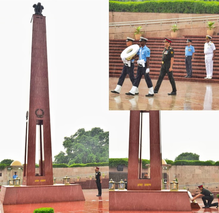  Col Shishir Juneja, SC, paid homage to Bravehearts of Indian Armed Forces at NWM on 10 Aug 26