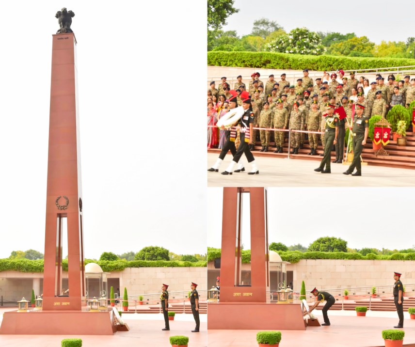  Lt Gen V Sreehari, AVSM, SC, SM, GOC HQ paid homage to Bravehearts at NWM on 21 Aug 26