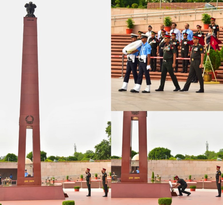 Officers of the SS-72(NT), Tech-15 & WSES-18 courses paid homage at NWM on 01 Sep 26