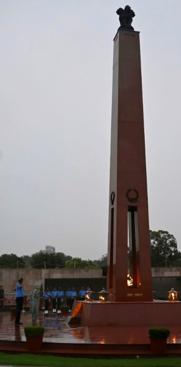 In a solemn NOK ceremony Ms Paramjeet Kaur m/o Swr Inderjit Singh, paid homage at NWM on 04 Sep 26