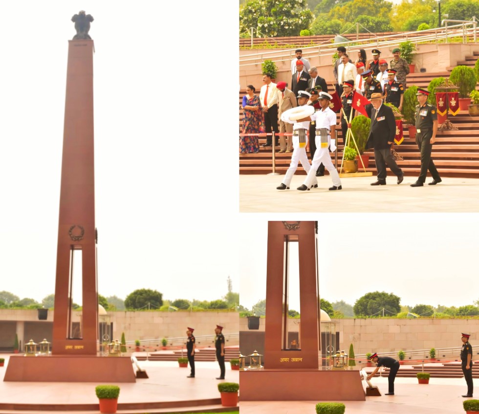On 228th Raising Day of 4GUARDS, serving & veteran officers paid homage at NWM on 19 Sep 26